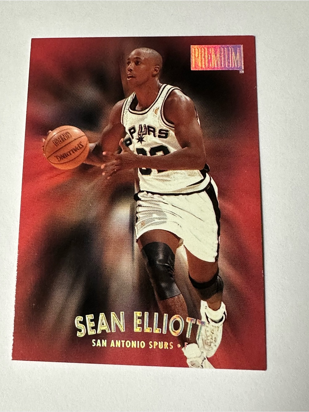 Sean Elliott San Antonio Spurs Basketball Card